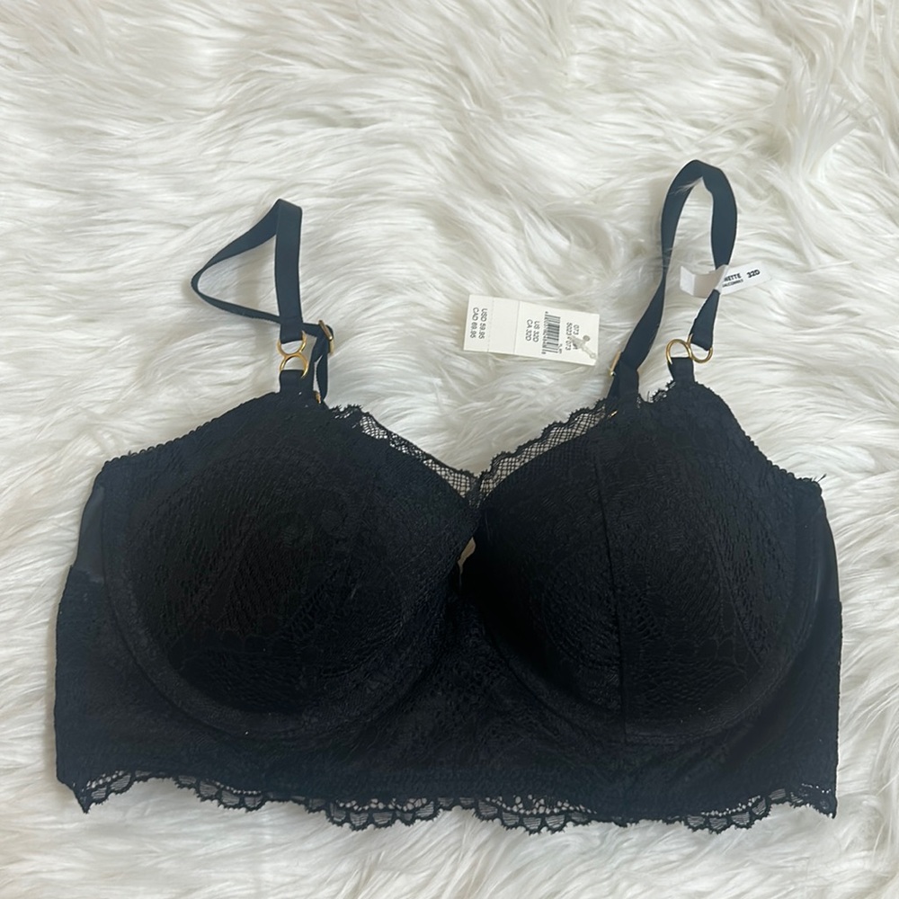 Aerie Black Lace Bra